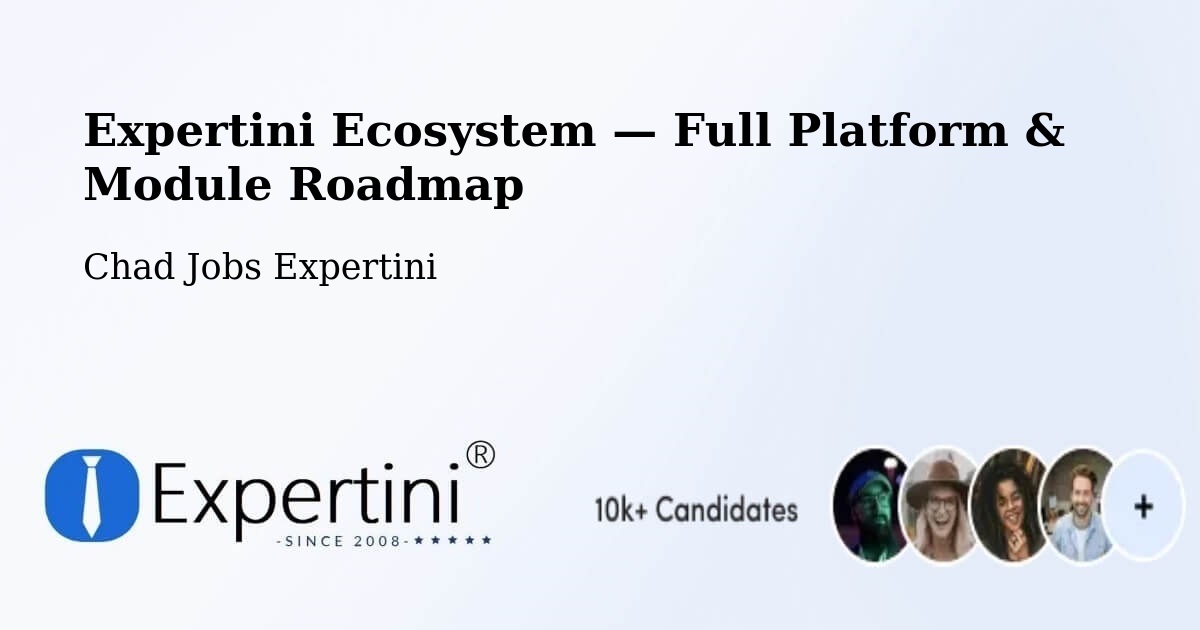Expertini Ecosystem — Full Platform & Module Roadmap – Béboto
